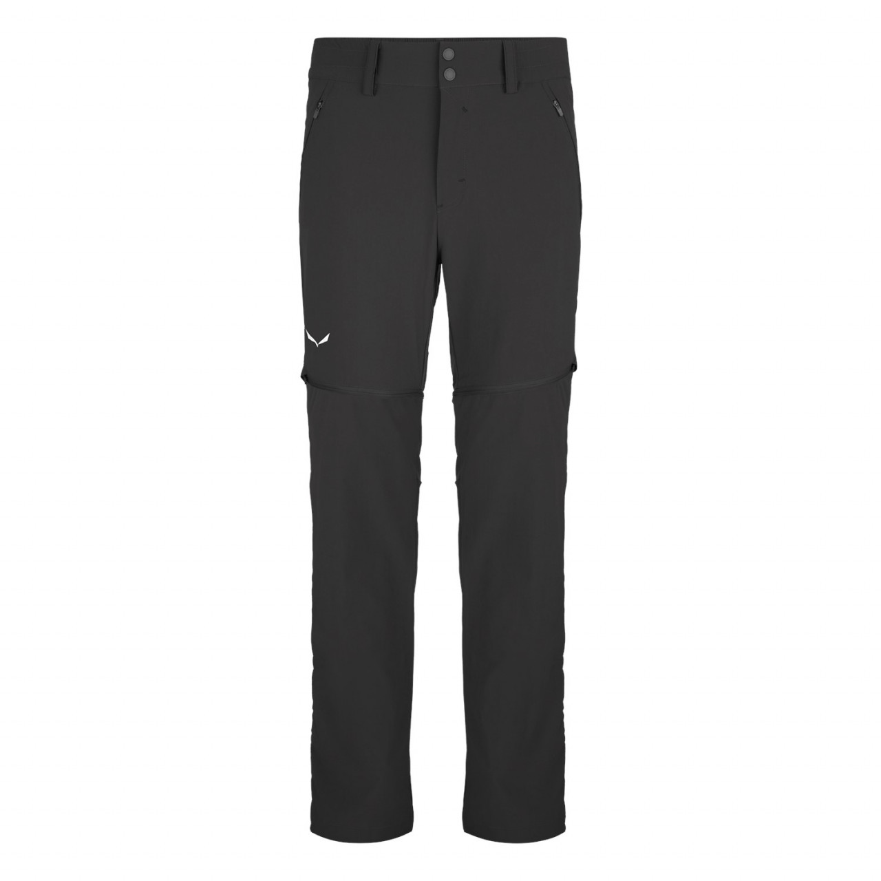 Pantalones Softshell Hombre Chile - Salewa Talveno 2 Durastretch Zip-Off Short - Negras - IQGW-54309